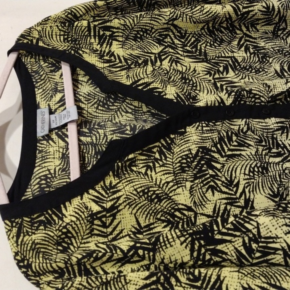 Catherines Women's Ombre Tropical Print Popover Tunic Top Sz 2X-Resortwear - Picture 4 of 7